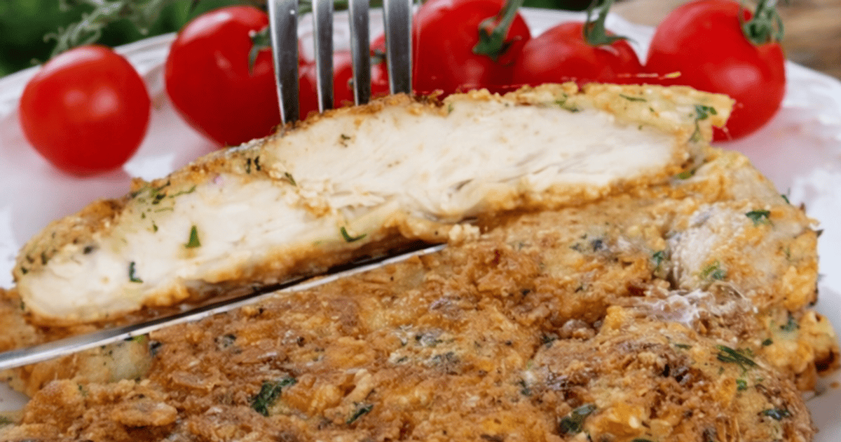 Куриное филе в сырной панировке instagram.com/olga_riabenko