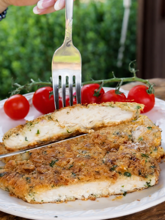 Куриное филе в сырной панировке instagram.com/olga_riabenko