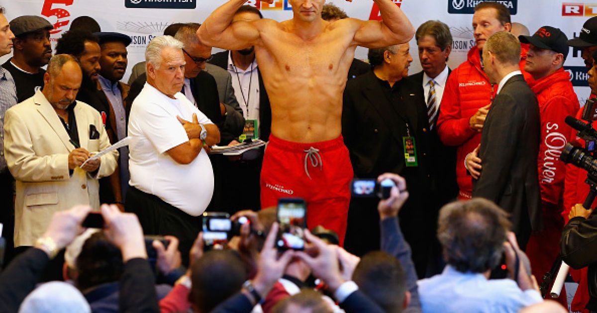 Кличко - Дженнингс. Взвешивание / © Getty Images