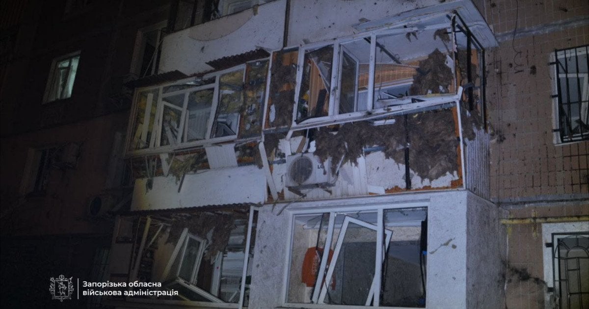 Пошкоджені квартири у Запоріжжі через атаку 28 січня