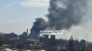 пожежа в Києві 26 березня_2 / © із соцмереж