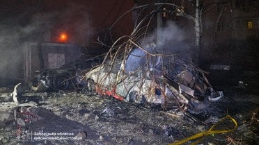 атака на Запоріжжя в ніч на 28 січня_9 / © Запорізька ОВА