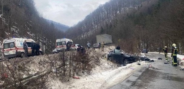 На місці аварії