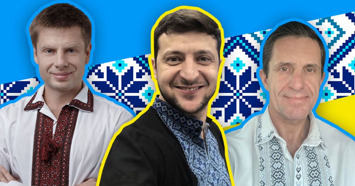 Ляшко в одязі "голови колгоспу" і неголений Зеленський у сорочці: селфі політиків до Дня вишиванки