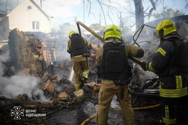 Атака РФ на Одесу 16 вересня / © ДСНС України