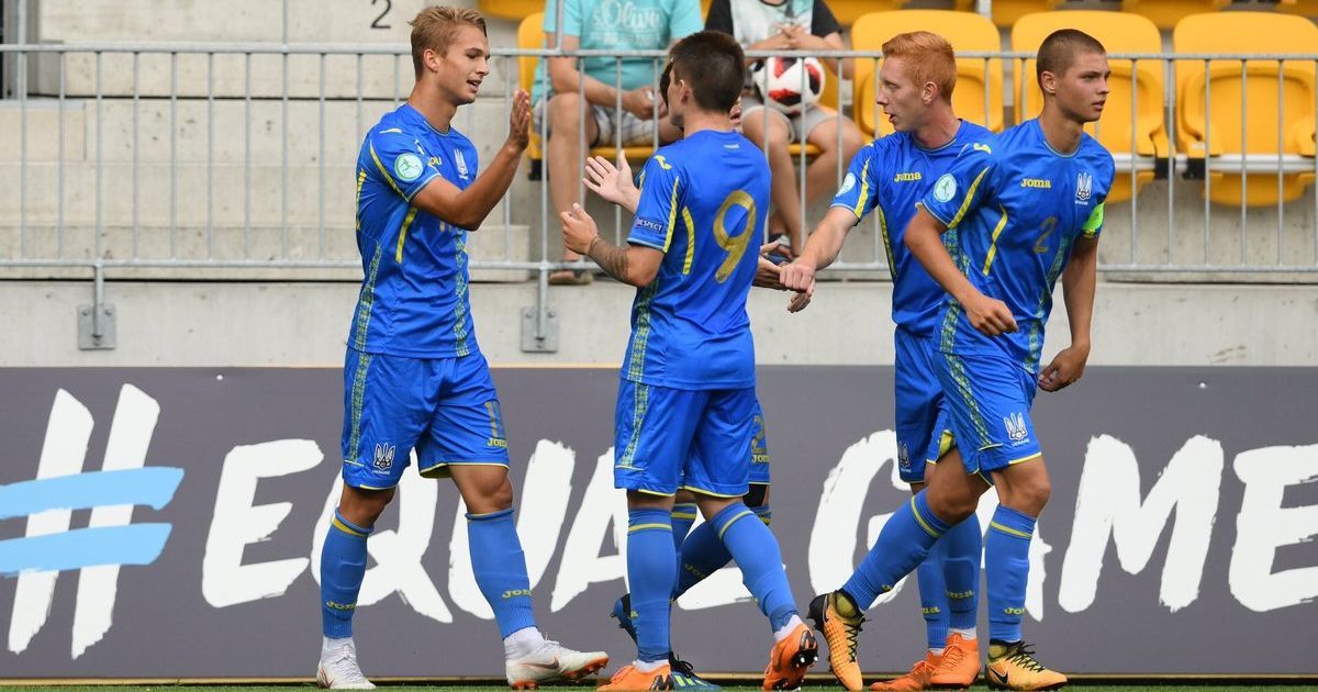 Сборная Украины U-19 с первого места вышла в полуфинал Евро-2018