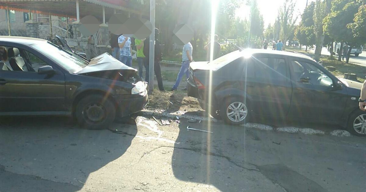Хабарник скоїв дорожню аварію / © Прокуратура Донецької області