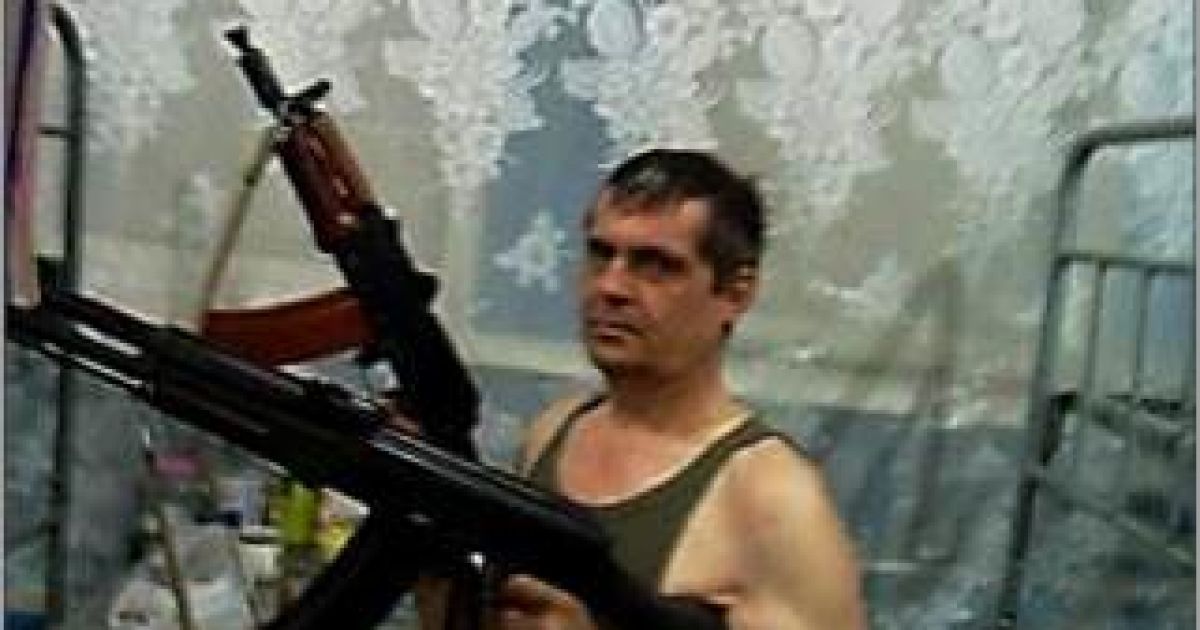 Задержанный российский офицер