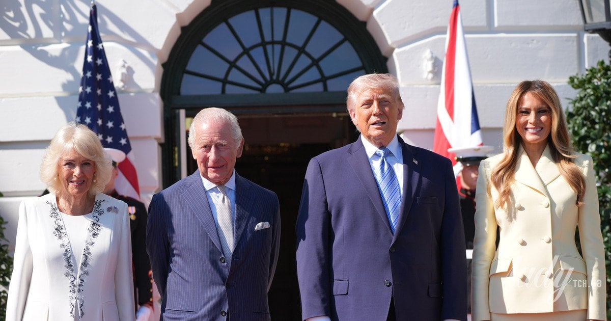 Зустріч королівської родини з президентом США та його дружиною