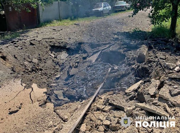 Ракетний удар по Запоріжжю та передмістю.