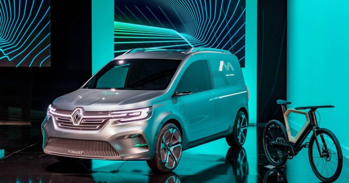 Renault засветил на видео электрокар на базе Kangoo
