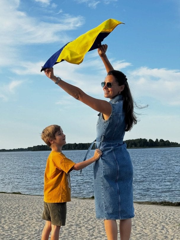 Антоніна Хижняк із сином / © instagram.com/tonya_actress