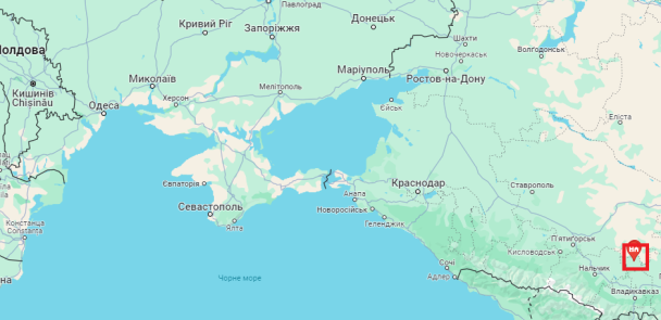 Моздок на карті / © Deepstatemap