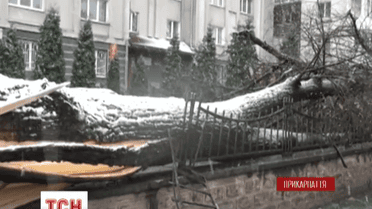 Многочасовые снегопады накрыли сегодня Украина