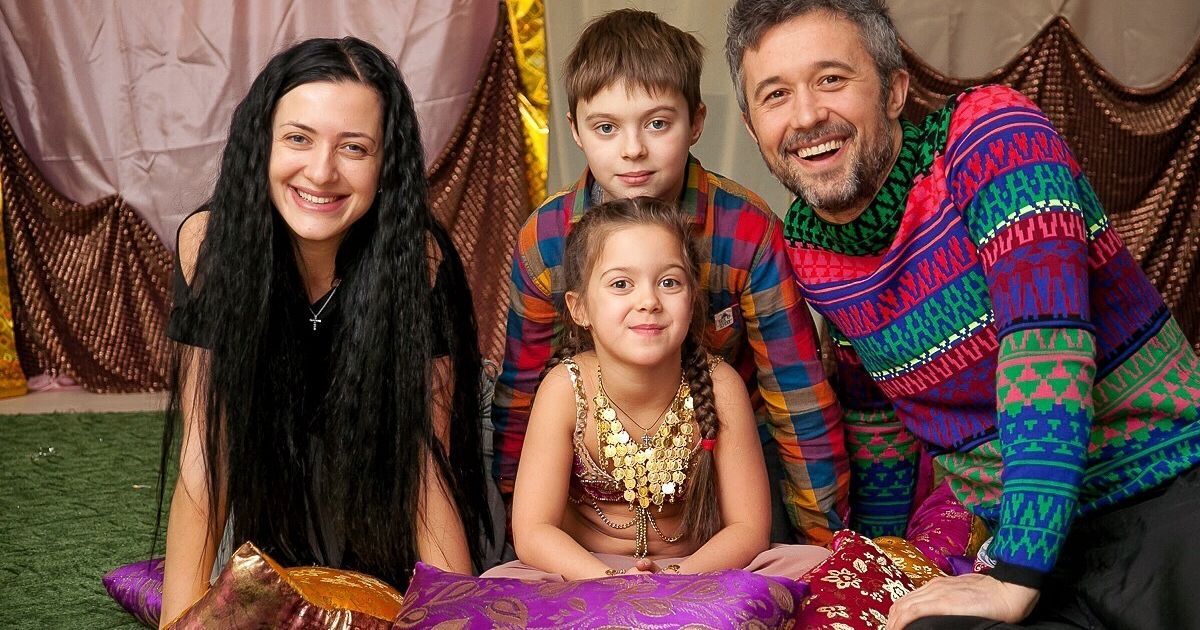 Сергій Бабкін з родиною