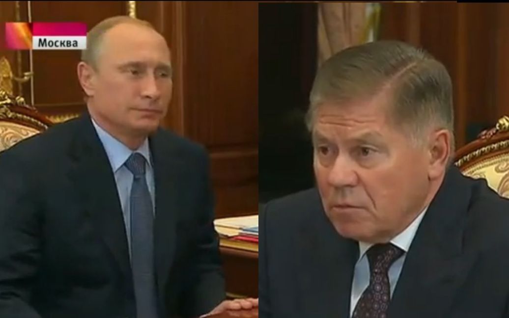 Путин и Лебедев на встрече 2014 года / © 1tv.ru