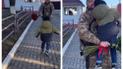 Зустріч маленького хлопчика з татом-захисником розчулила українців (зворушливе відео)