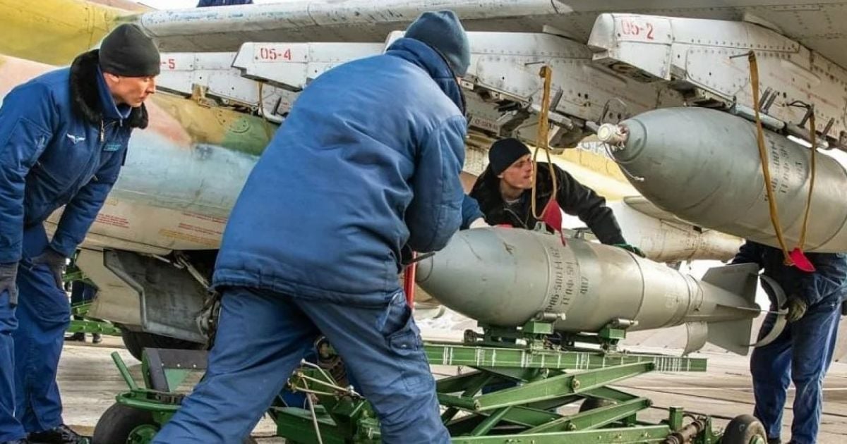В конце февраля 2023 года РФ впервые использовала против Украины управляемые бомбы УПАБ-1500В/Фото: росСМИ