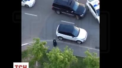 В Киеве пьяного водителя задерживали сразу шестеро патрульных