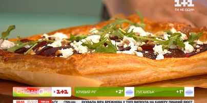 Как приготовить свекольный пирог "Сырная Виола"