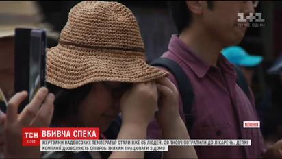 Жертвами аномальної спеки в Японії стали 65 людей