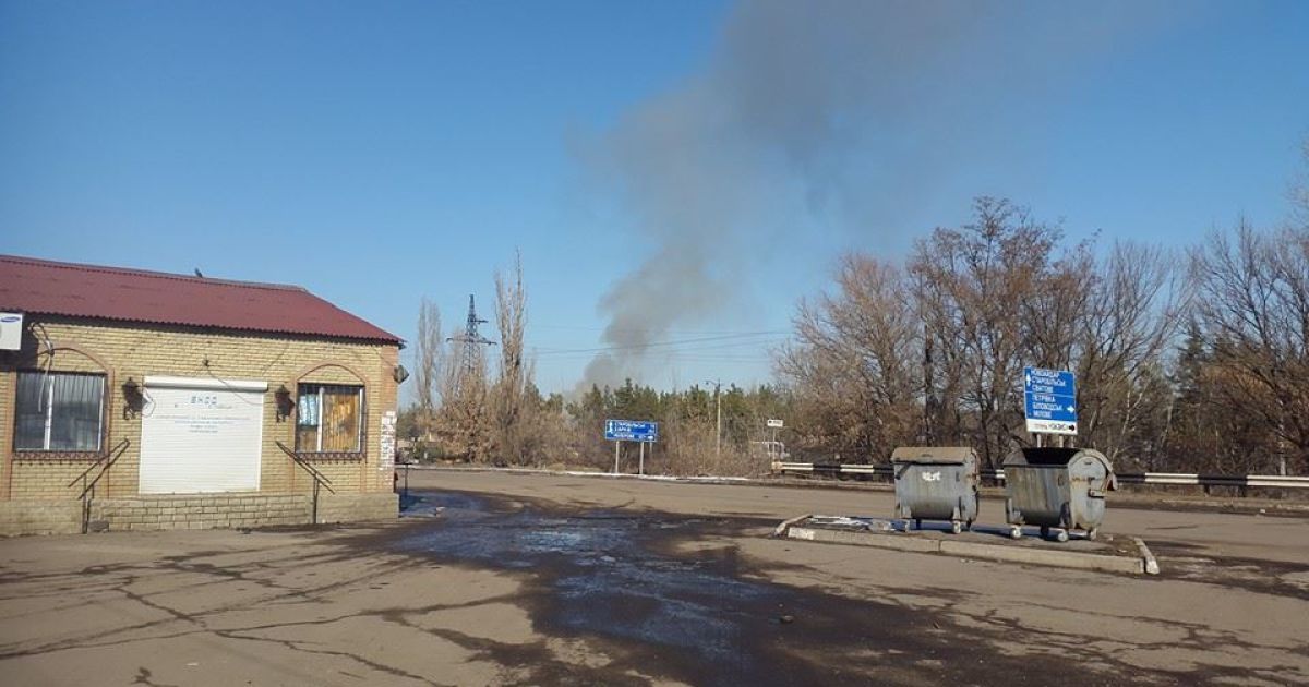 В Счастье боевики попали в кафе