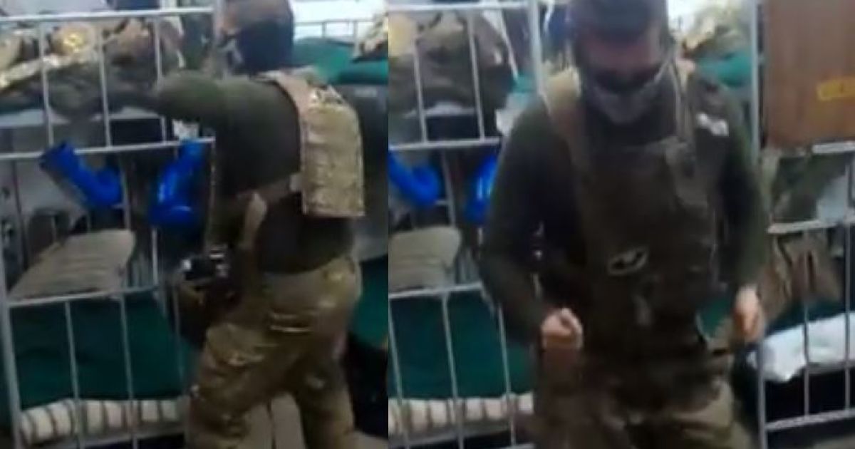 Боец танцует просто феерично