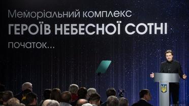 Пам’ятний захід з нагоди початку спорудження Меморіального комплексу Героїв  Небесної Сотні_15 / © УНИАН