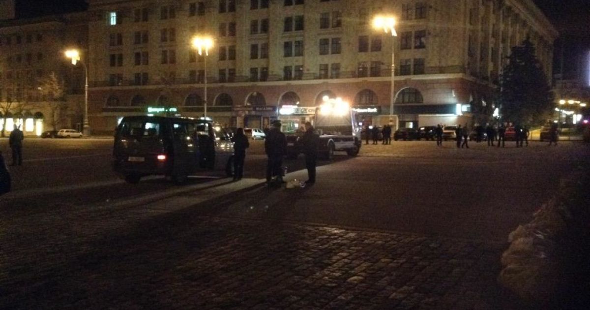 Во время преследования неизвестных машина частной фирмы попала в ДТП