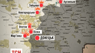 Боевики обстреляли Пески из танков