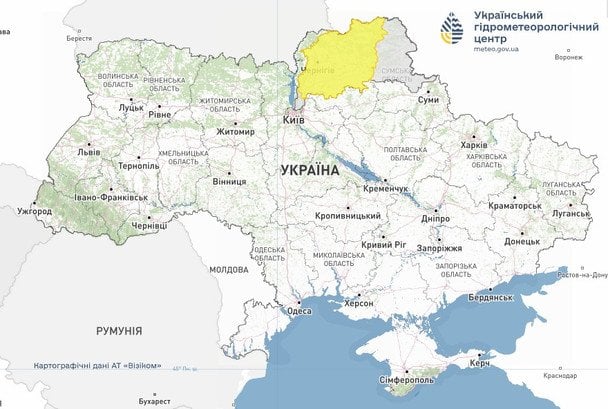 Синоптики попереджають про весняне водопілля на Чернігівщині / © Укргідрометцентр