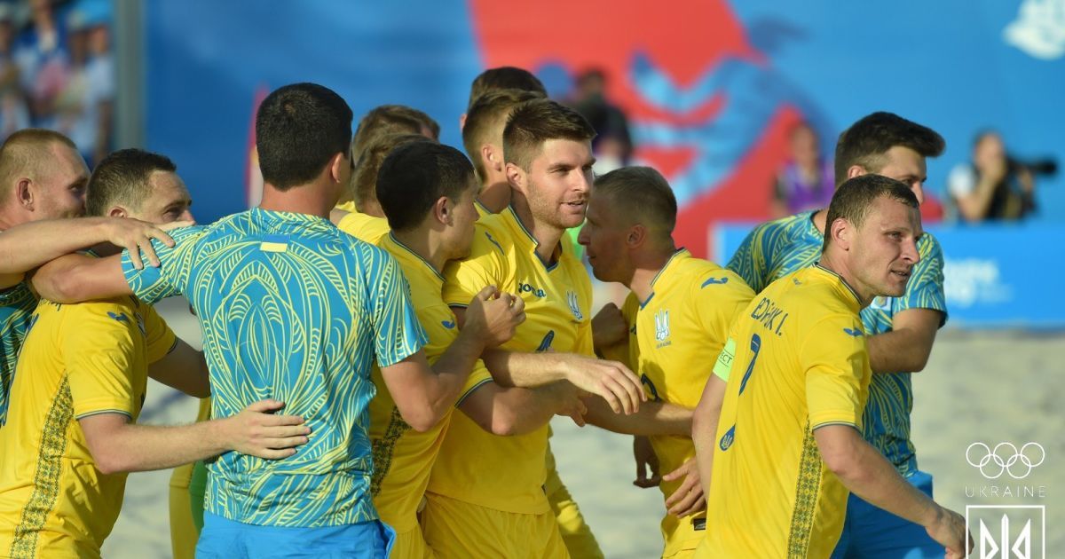 Сборная Украины по пляжному футболу проиграла Швейцарии в "бронзовом" матче Европейских игр