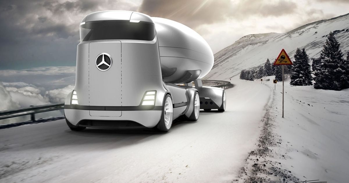 Португальский дизайнер разработал грузовик будущего