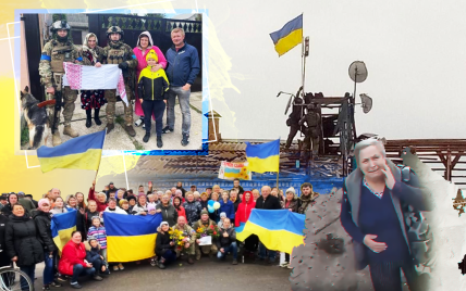 Со слезами, на коленях и c гимном Украины: как местные встречают защитников в деоккупированных селах и городах