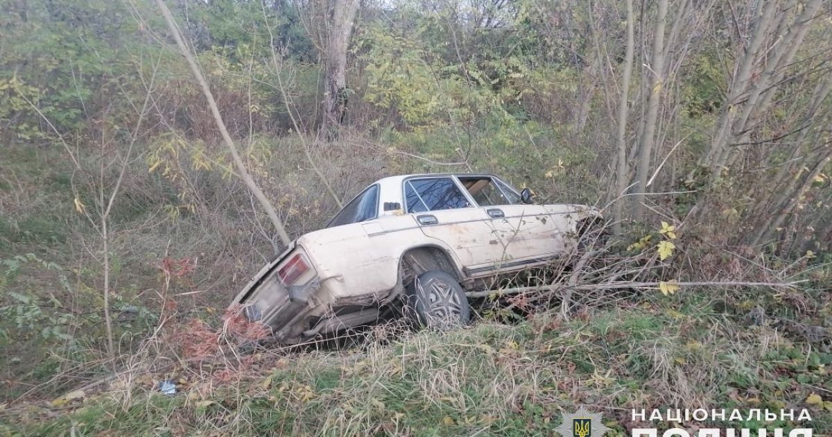 В Киевской области пьяный мужчина похитил у друга машину и разбил ее
