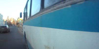 В Херсоне полиция задержала пьяного водителя автобуса