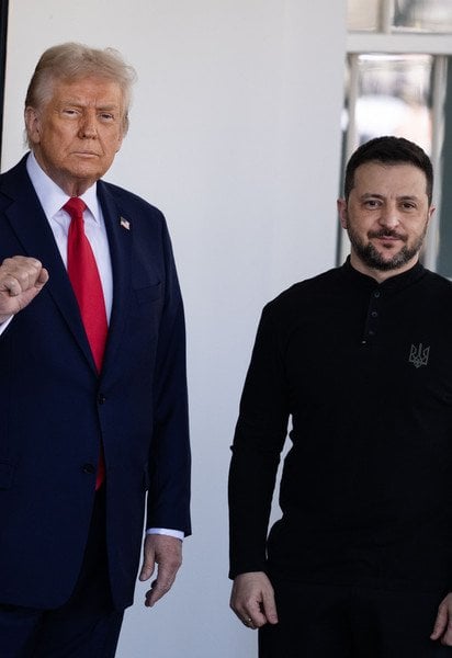 Дональд Трамп та Володимир Зеленський