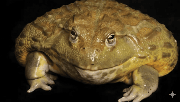 Вага жаб-голіафів сягає 3,3 кг / © скриншот з відео