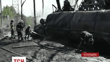 ДТП з великою пожежею сталось на Чернігівщині