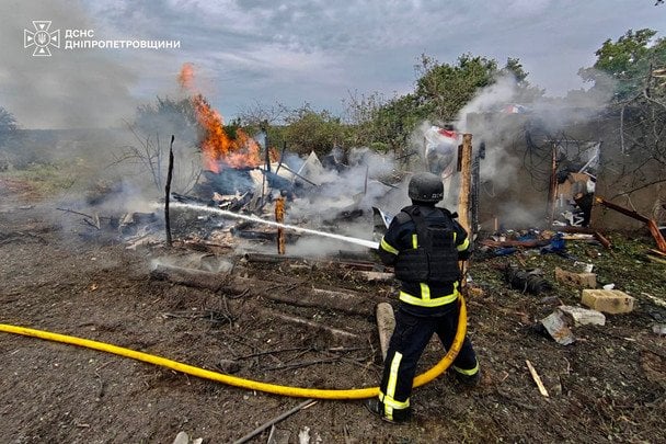 Атака РФ на Дніпропетровщину 1 вересня / © ДСНС України