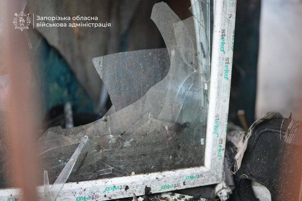 Российские войска атаковали Запорожье БпЛА