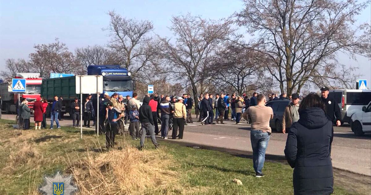 блокування варшавки на рівненщині_2 / © ГУ Нацполіції в Рівненській області