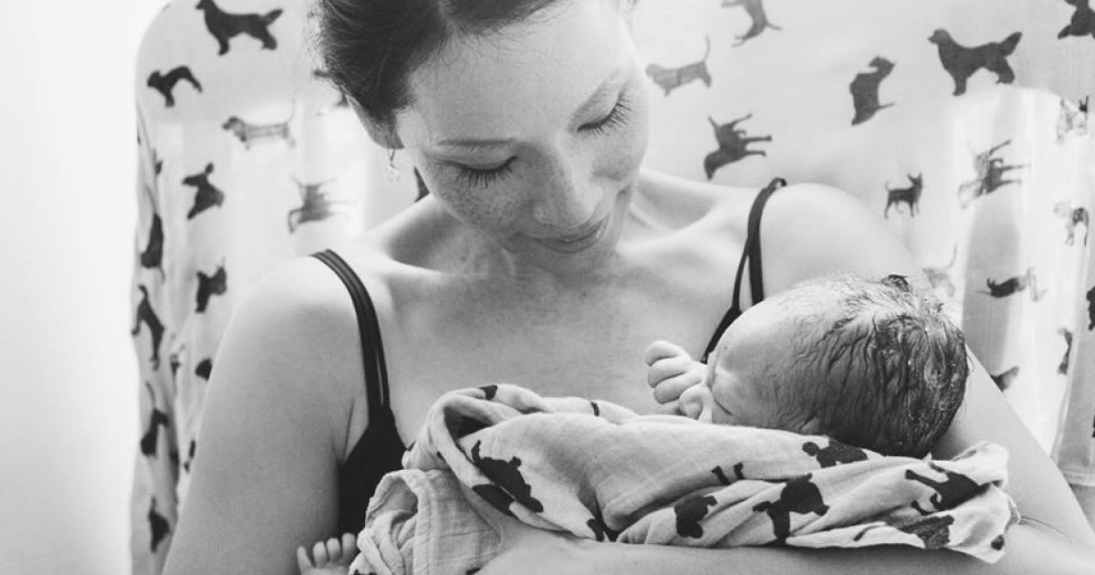 Люси Лью и ее сын Рокуэлл Ллойд Лью