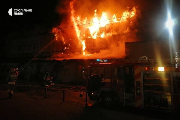 Можливий підпал у Львові у вніч проти 18 вересня / Фото: "Суспільне Львів"