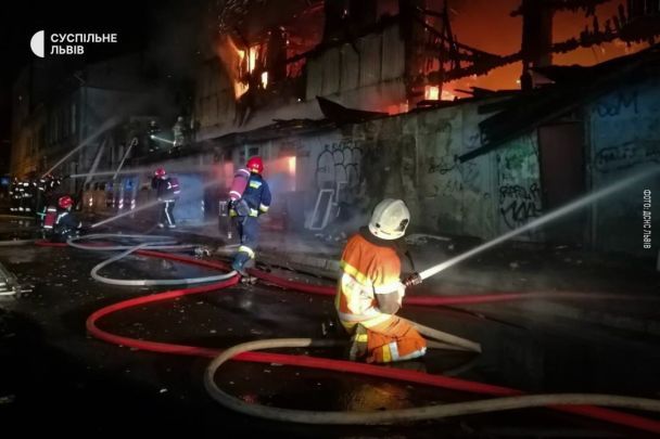 Можливий підпал у Львові у вніч проти 18 вересня / Фото: "Суспільне Львів"