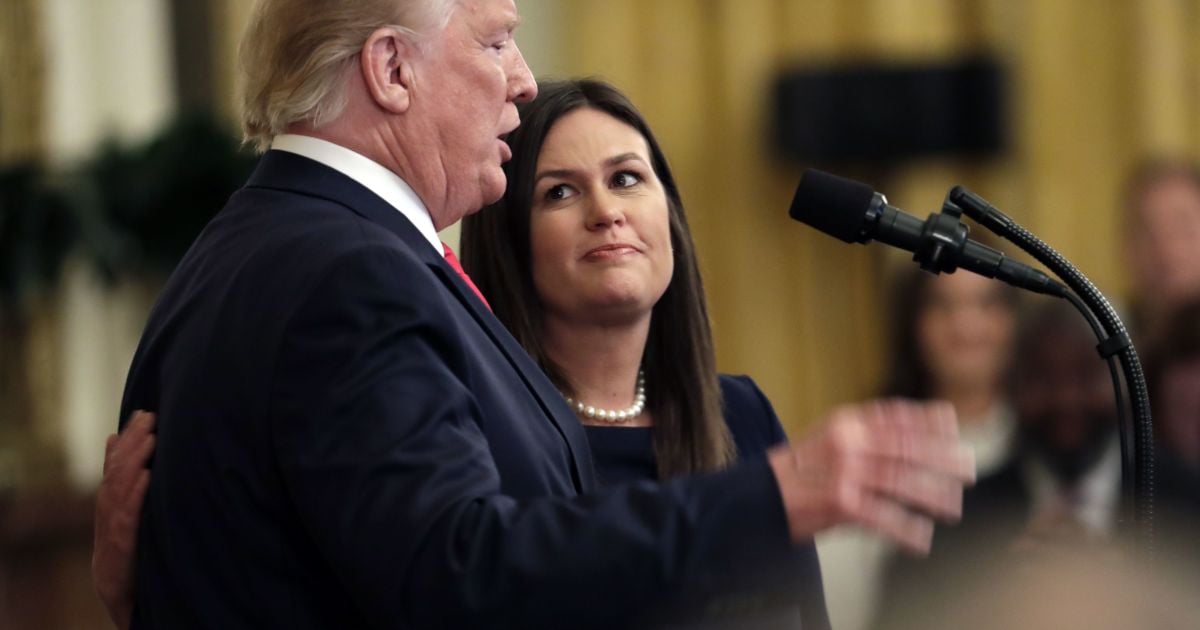 От Трампа идет его пресс-секретарь - потенциально на высшую должность
