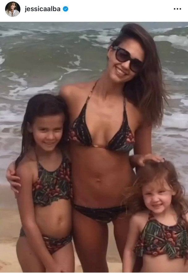 Джессіка Альба з доньками / © Инстаграм Джессики Альбы