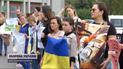 Родственники "азовцев" митингуют под зданием одесской обладминистрации