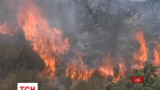 Площа лісових пожеж у штаті Каліфорнія зростає
