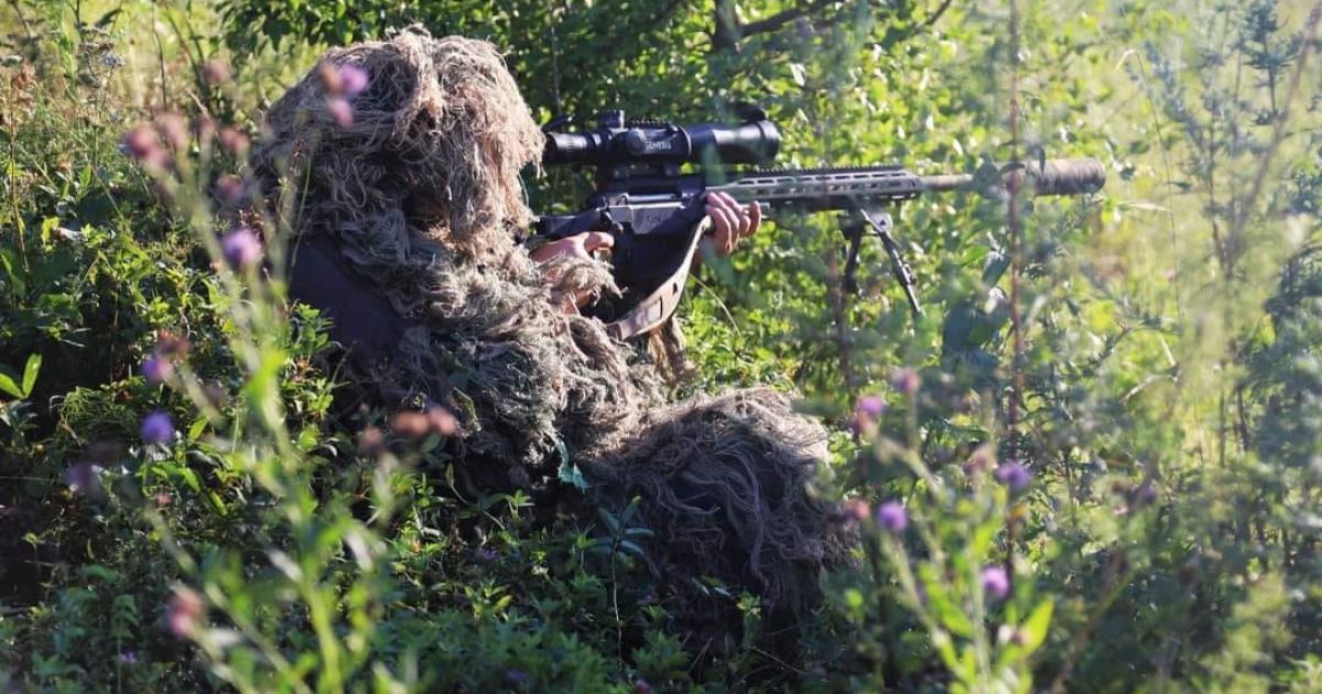 Воин ВСУ на передовой